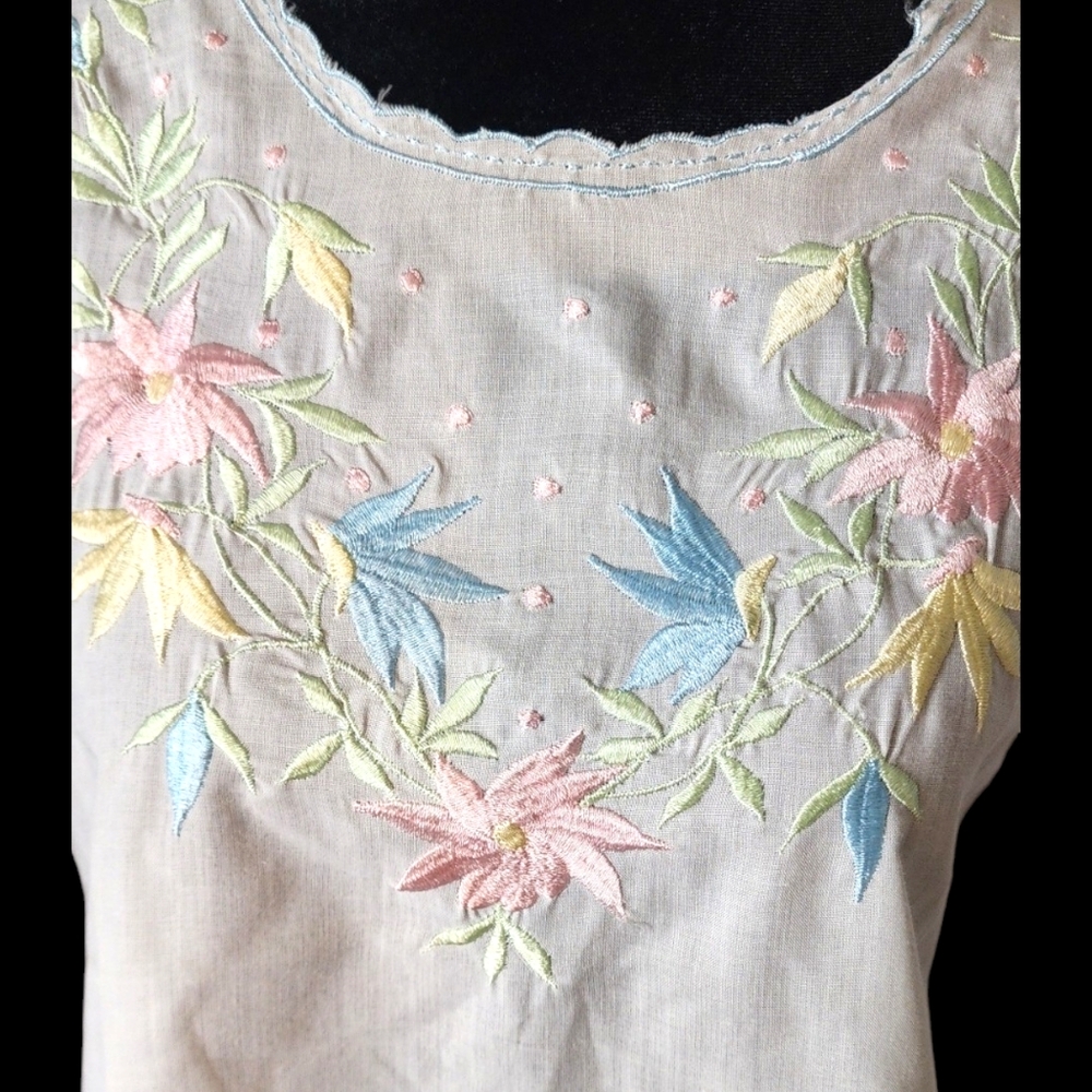 🌸Vintage 70s Cotton Top - Picture 4 of 12